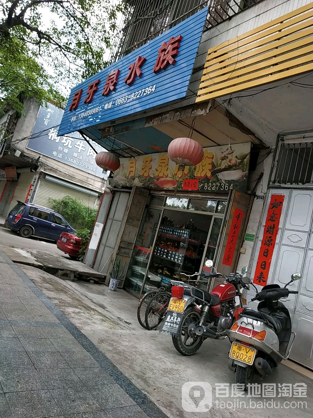 月牙湖泉水族