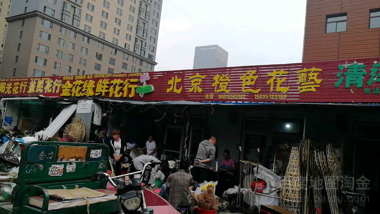 北京橙色花艺