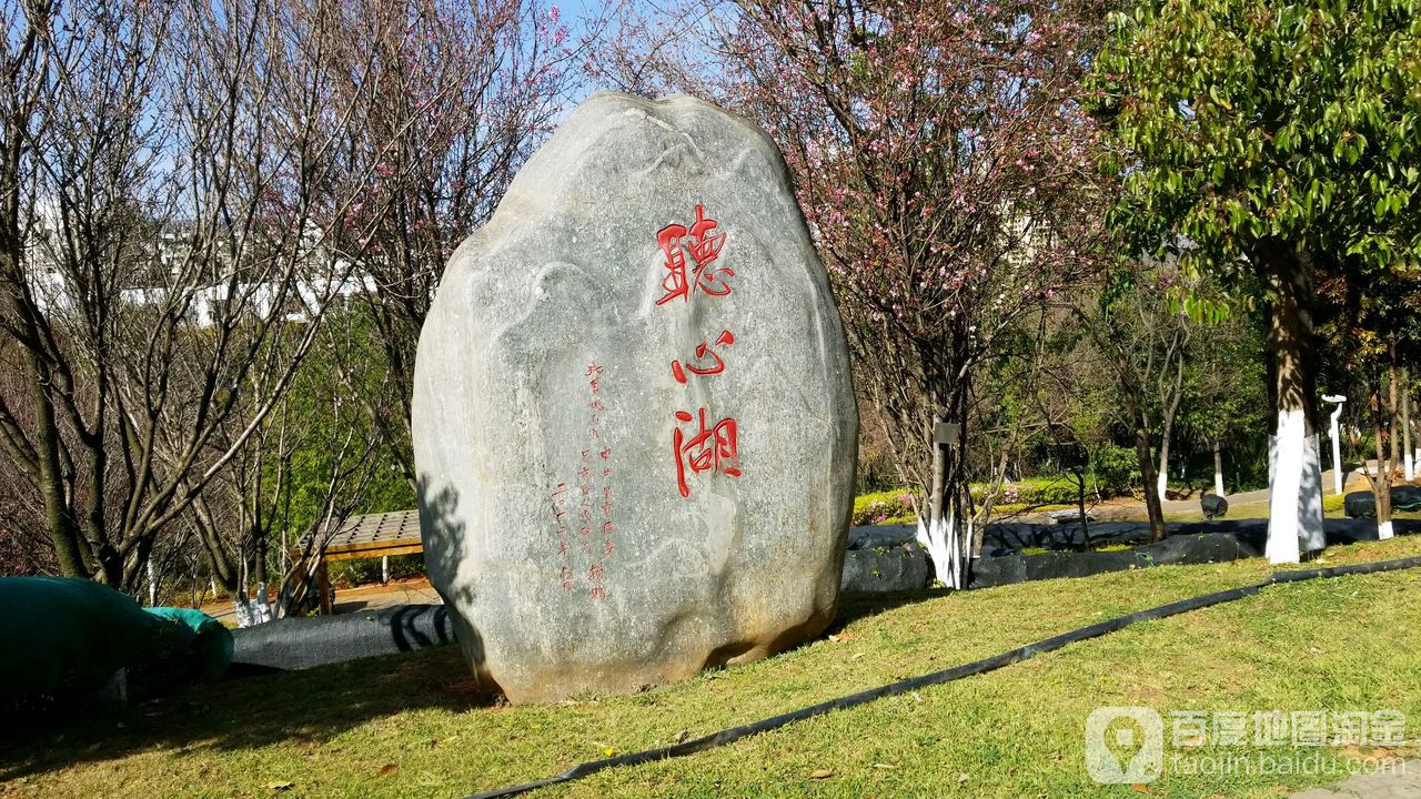 昆明学院听心湖简介图片