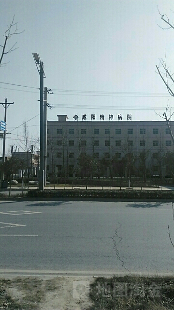 咸阳市精神病康复医院停车场-出入口