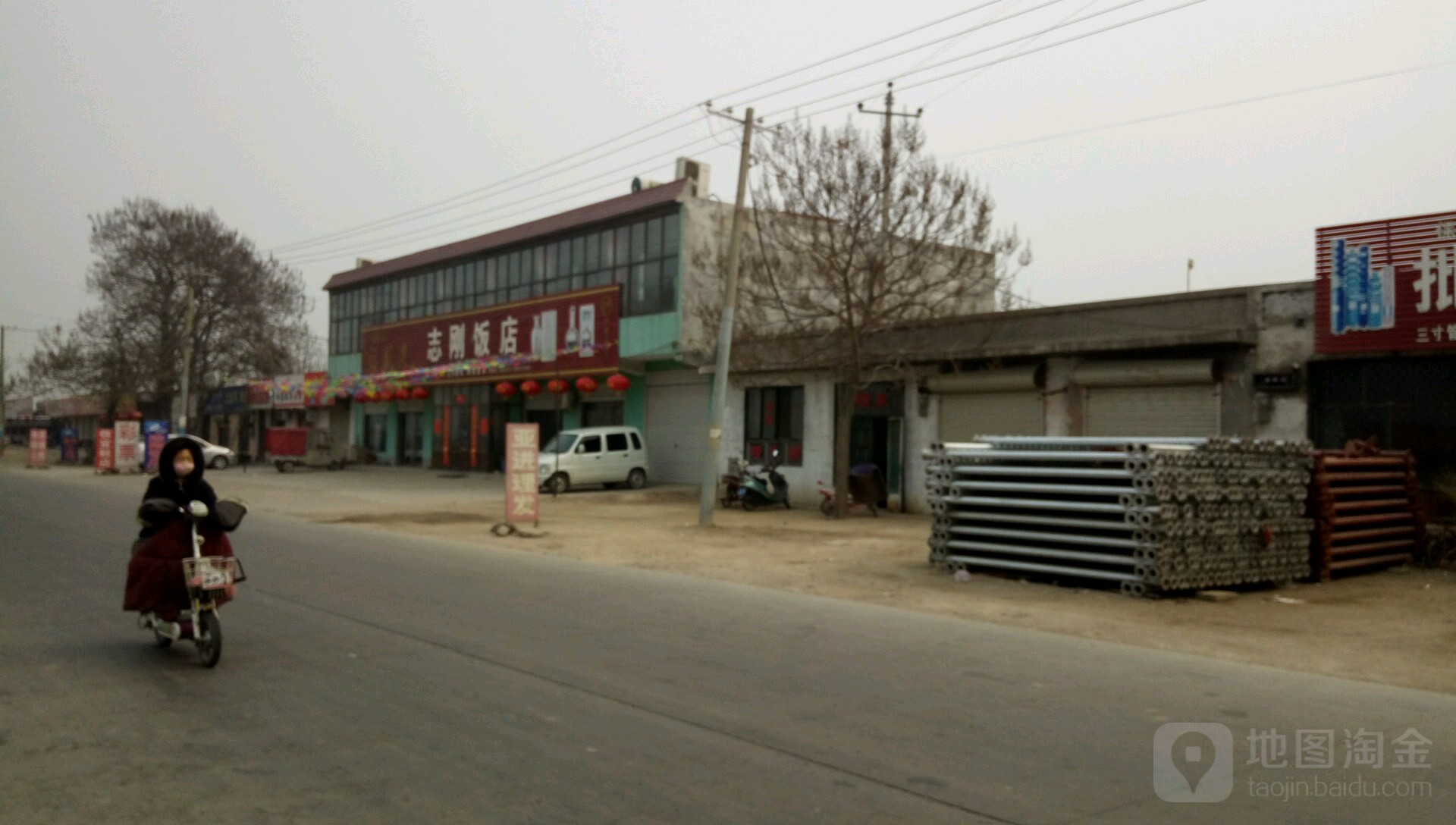 桥南一公里眭家营村路口(大石桥村潘村)