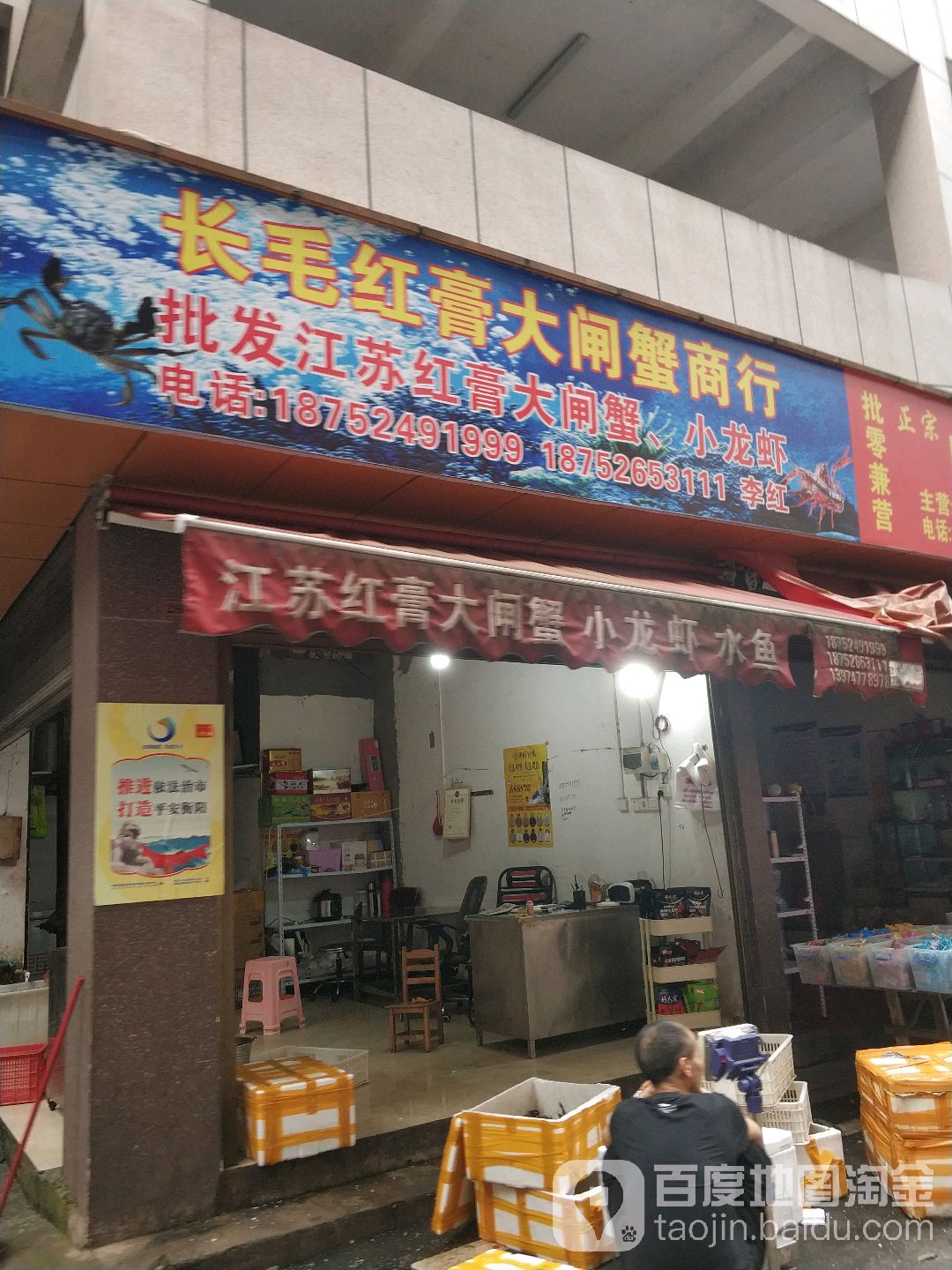长毛红膏大大闸商行