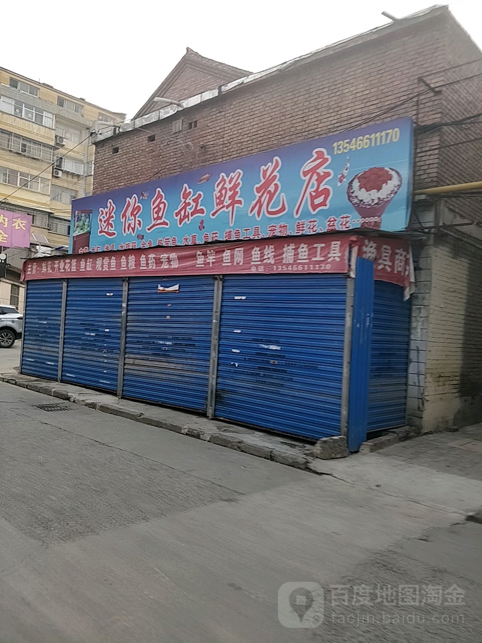 迷你鱼缸鲜花店