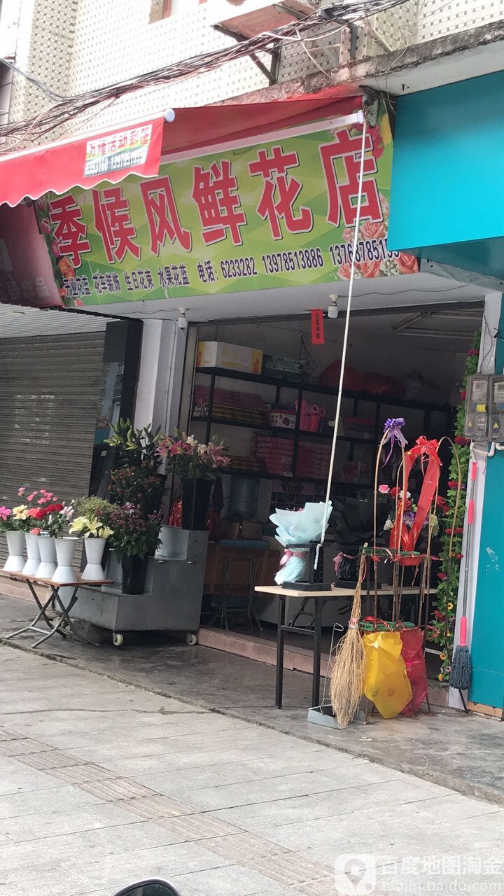 季候风鲜花店(城中路店)